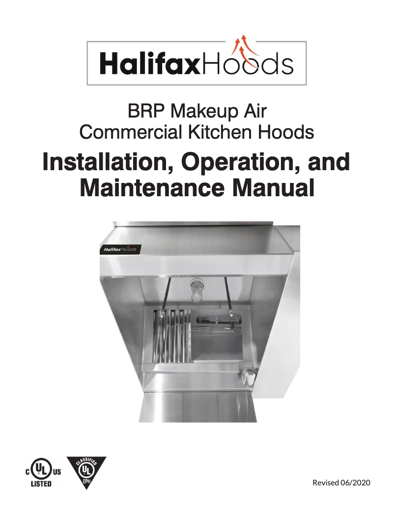 Page n°1 - Manuel utilisateur Halifax BRPHP2048