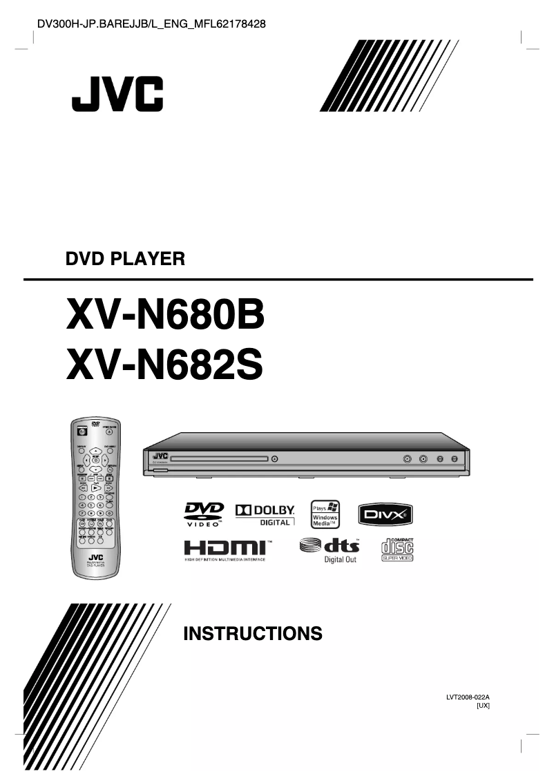 Image de la première page du manuel de l'appareil XV-N680BUX