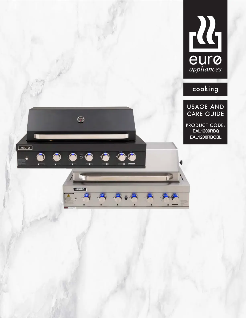 Page 1 de la notice Manuel utilisateur Euro Appliances EAL1200RBQBL