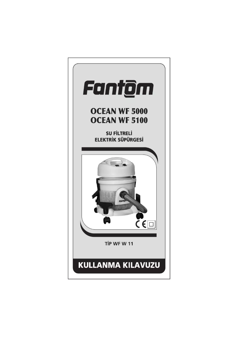 Page 1 de la notice Manuel utilisateur Fantom Ocean WF 5100