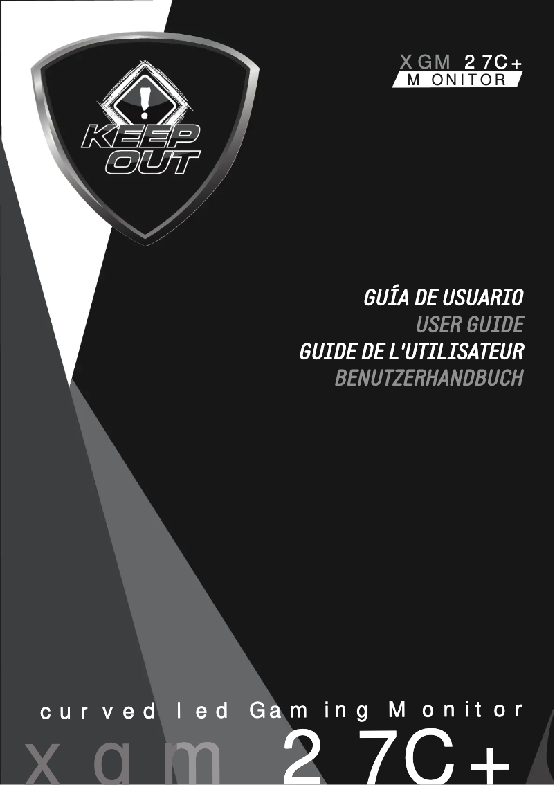Página 1 del manual Manual de usuario KeepOut XGM27C+