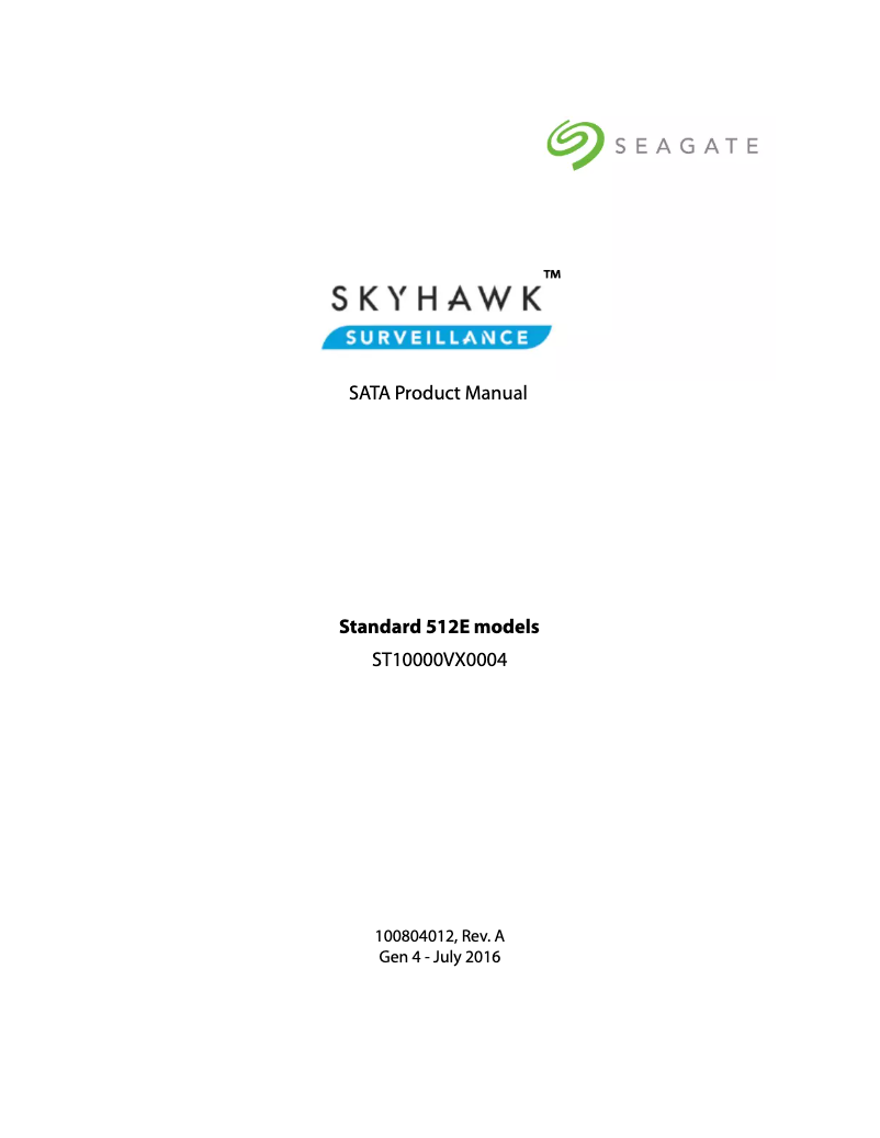 Página 1 del manual Manual de usuario Seagate FireCuda ST1000DX002