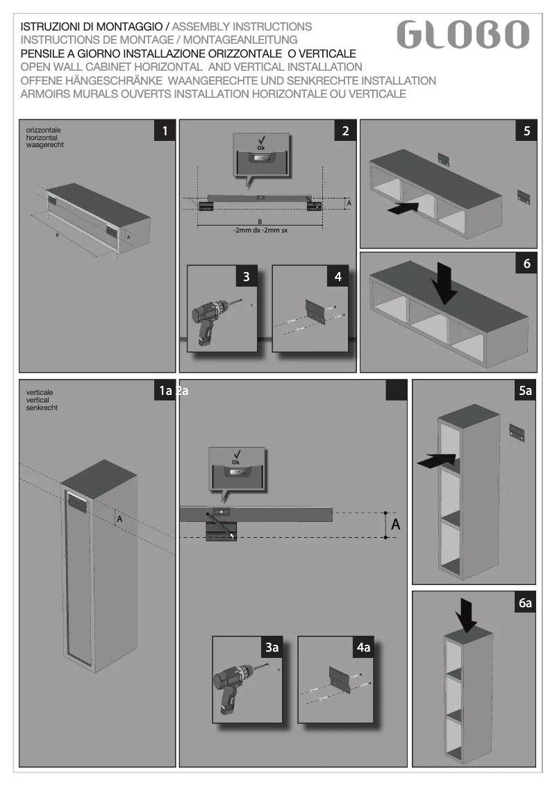 Page n°1 - Manuel utilisateur Globo EO1570