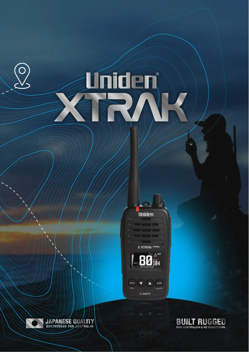 Page n°1 - Manuel utilisateur Uniden XTRAK ACCX50