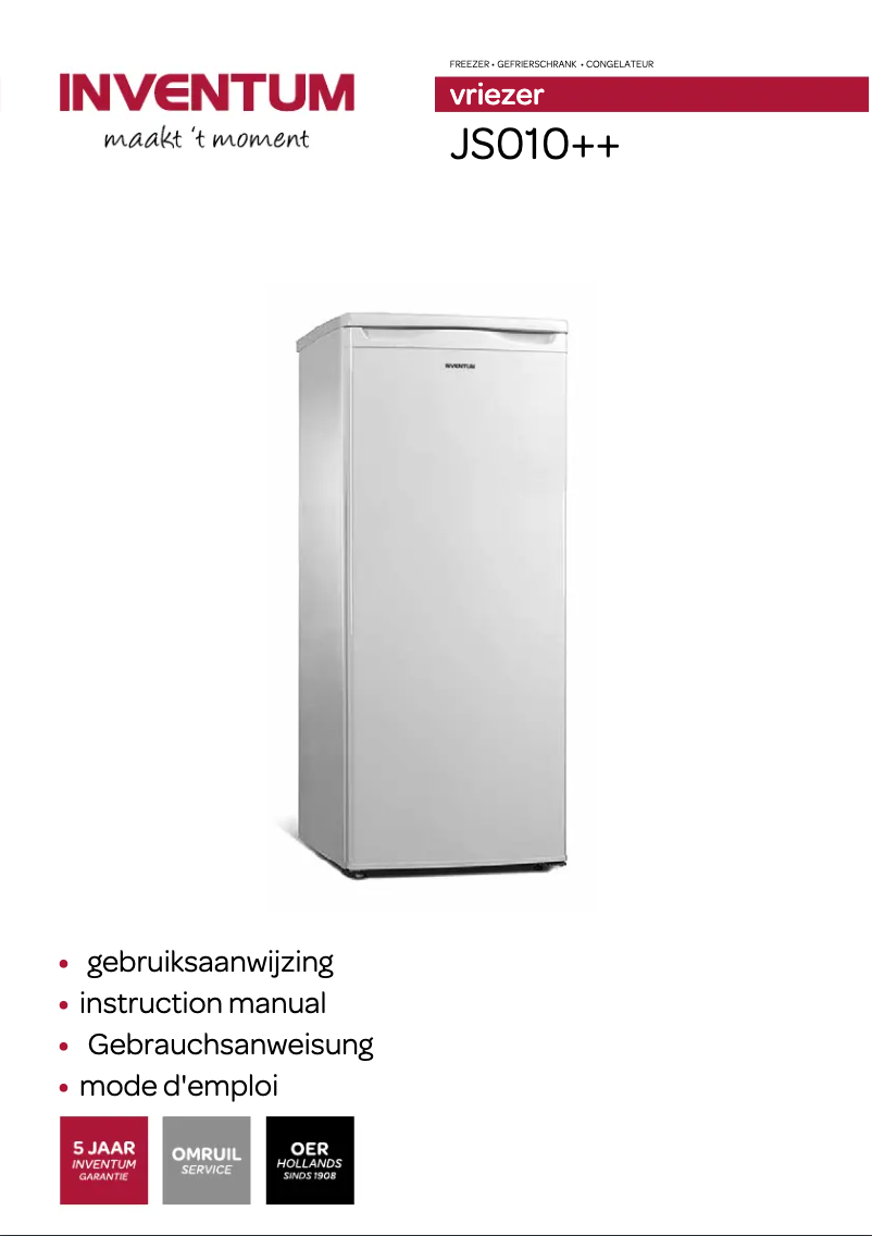 Image de la première page du manuel de l'appareil JS010++