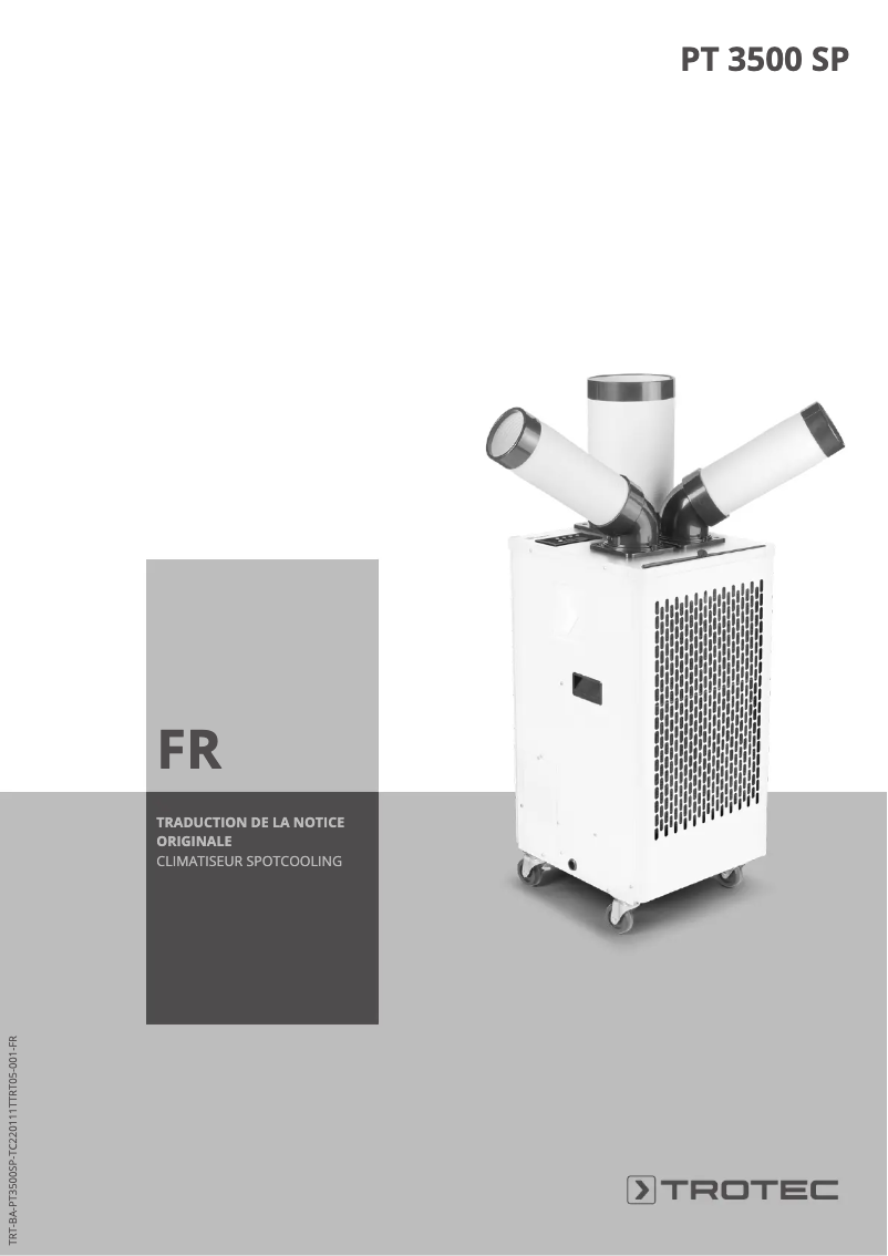 Página 1 del manual Manual de usuario Trotec PT 3500 SP