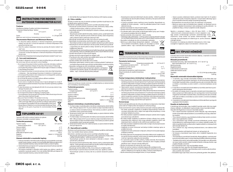 Imagen de la primera página del manual del dispositivo E2100