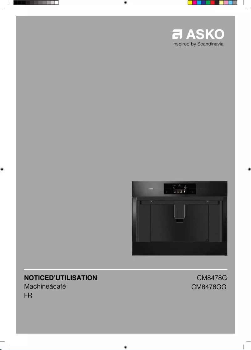 Page 1 de la notice Manuel utilisateur Asko CM8478GG