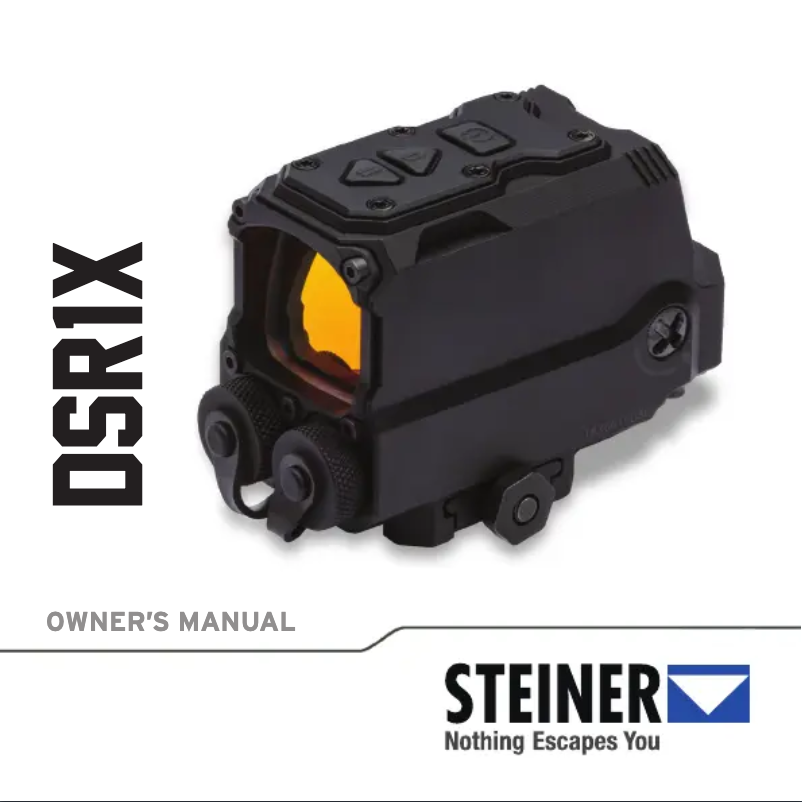 Page 1 de la notice Manuel utilisateur Steiner DRS1X