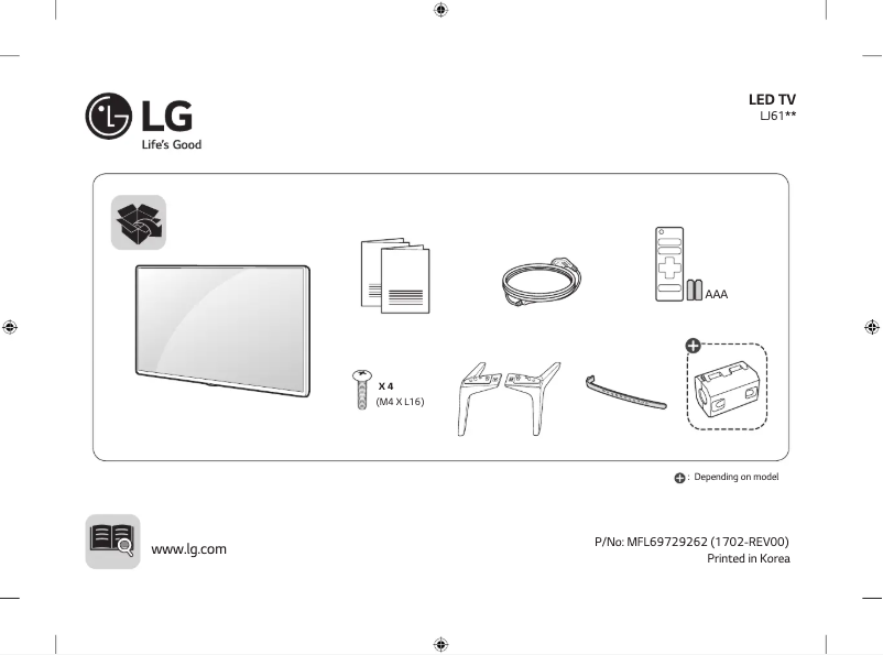 Página 1 del manual Manual de usuario LG 43LJ6140