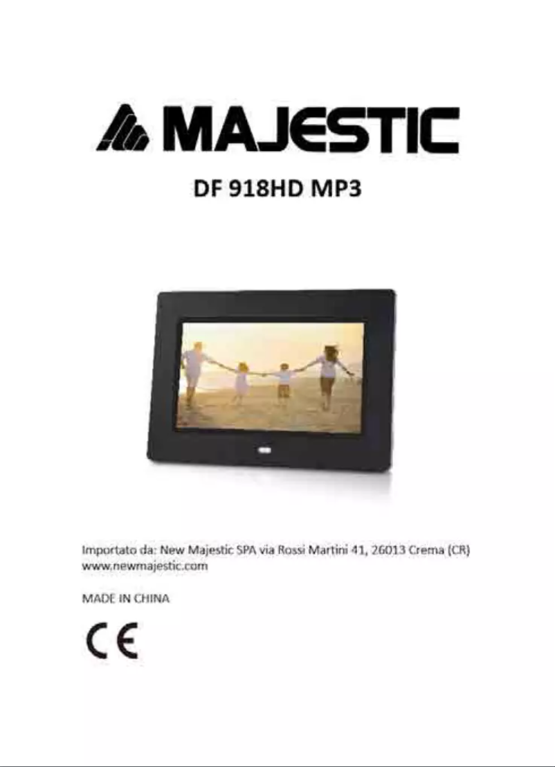 Página 1 del manual Manual de usuario Majestic DF-918