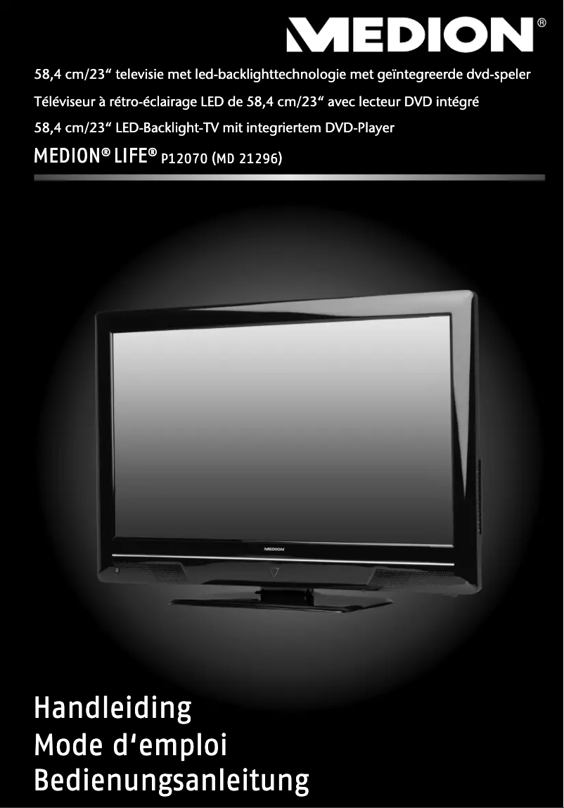 Page 1 de la notice Manuel utilisateur Medion LIFE P12070 (MD 21296)