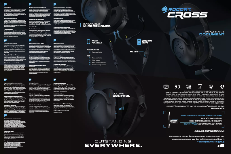 Page n°1 - Manuel utilisateur Roccat ROC-14-510