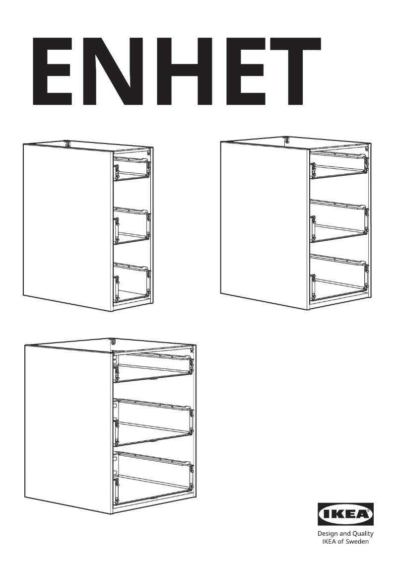 Imagen de la primera página del manual del dispositivo ENHET 005.144.34