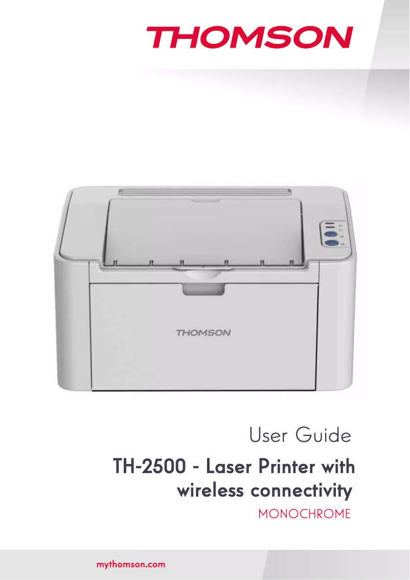 Image de la première page du manuel de l'appareil TH-2500