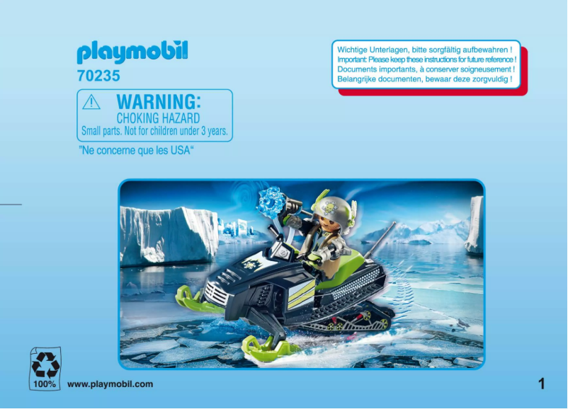 Page n°1 - Manuel utilisateur Playmobil 70235