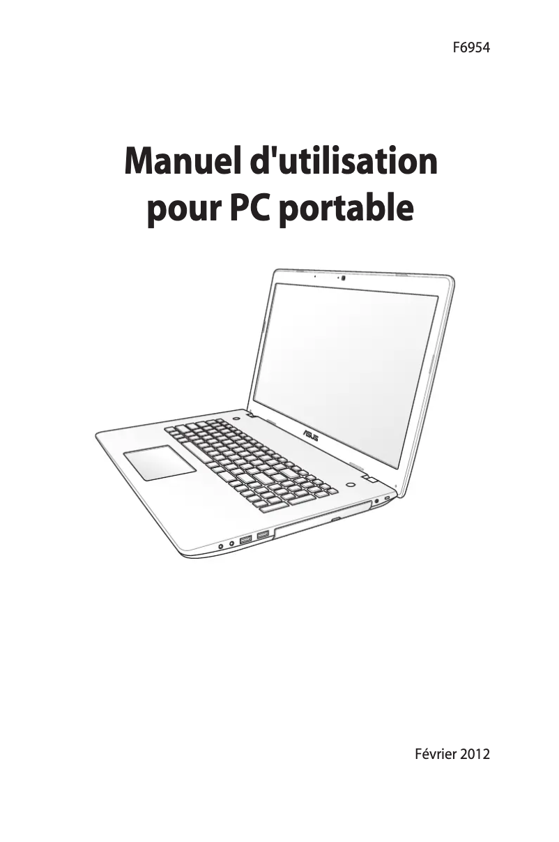 Page 1 de la notice Manuel utilisateur Asus N76VZ