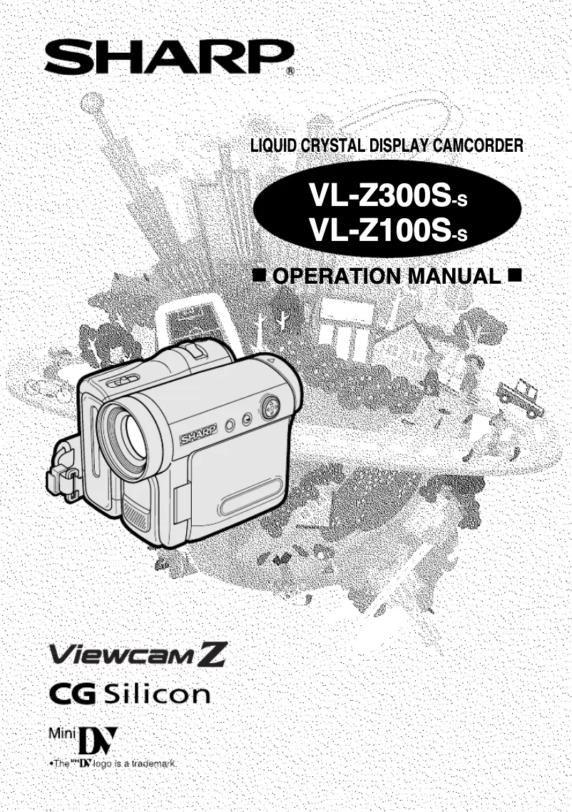 Page n°1 - Manuel utilisateur Sharp VL-Z100S-S