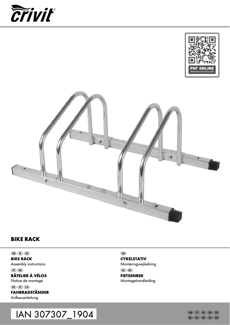 Page n°1 - Manuel utilisateur Crivit IAN 307307