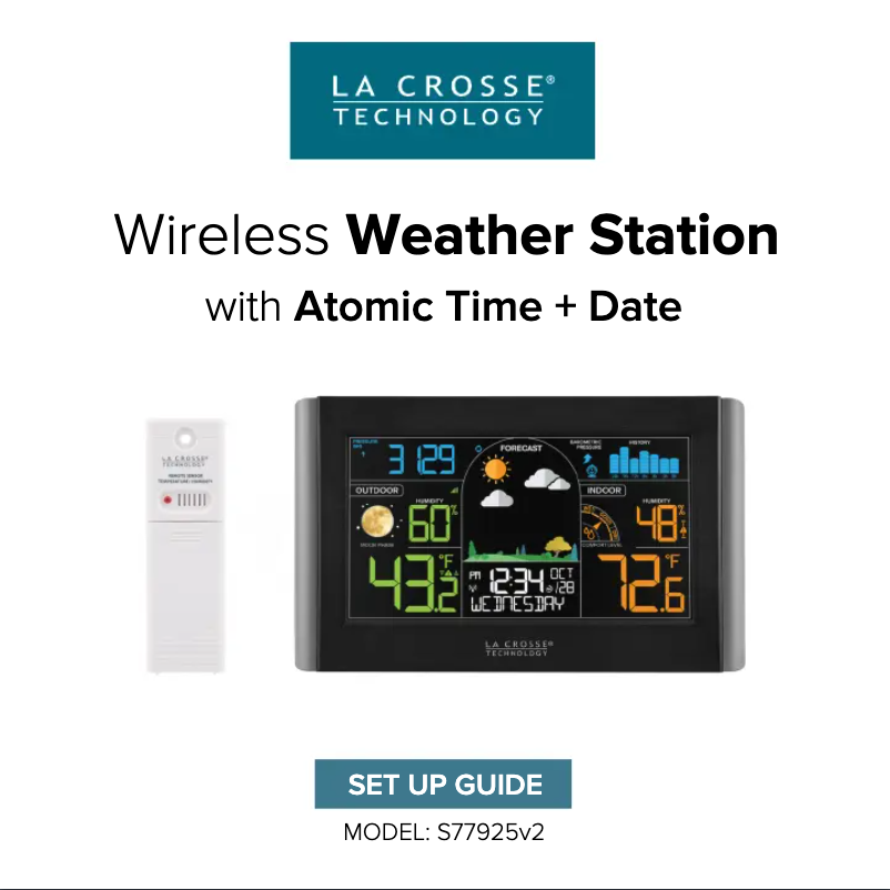 Image de la première page du manuel de l'appareil S77925V2