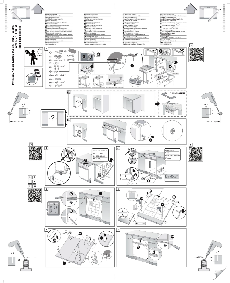 Page n°1 - Guide d'installation Neff S486T60S1E