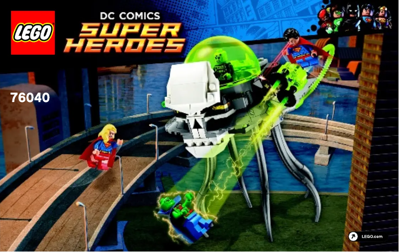 Page 1 de la notice Manuel utilisateur Lego DC Comics Super Heroes 76040