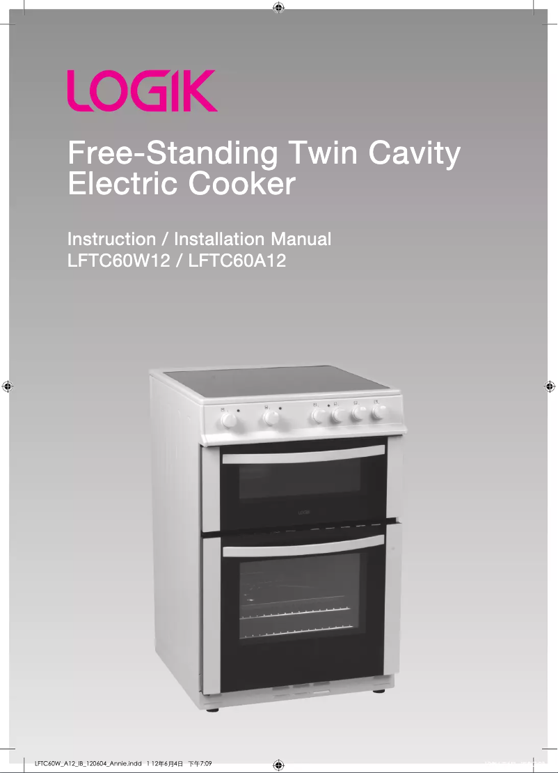 Imagen de la primera página del manual del dispositivo LFTC60W12
