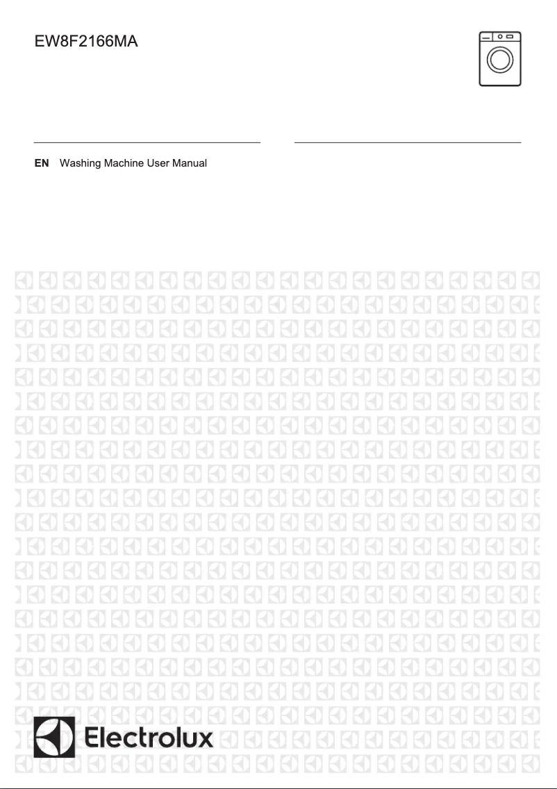 Image de la première page du manuel de l'appareil EW8F2166MA