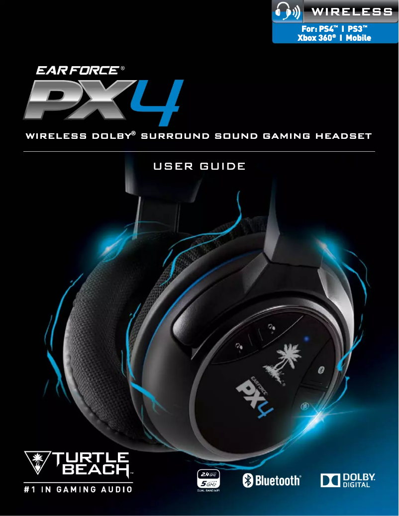 Page 1 de la notice Manuel utilisateur Turtle Beach Ear Force PX4