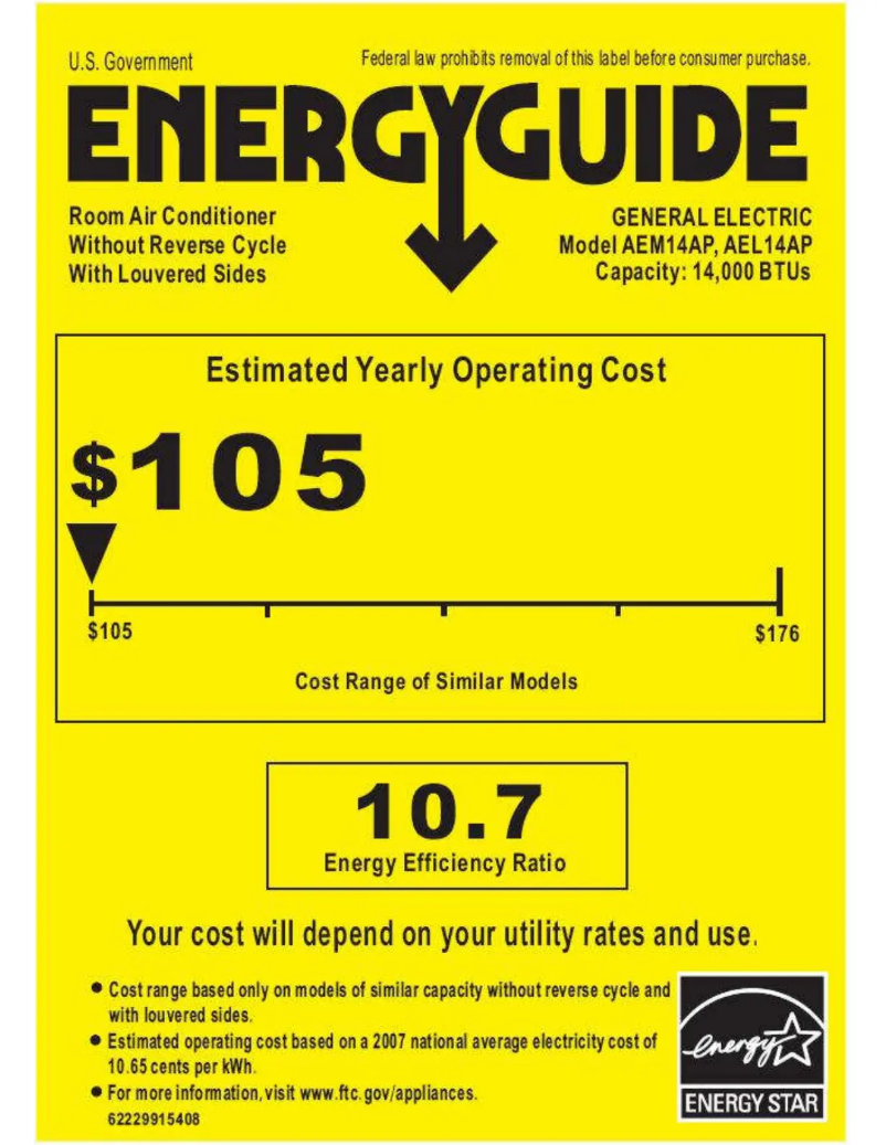 Image de la première page du manuel de l'appareil AEM14AP