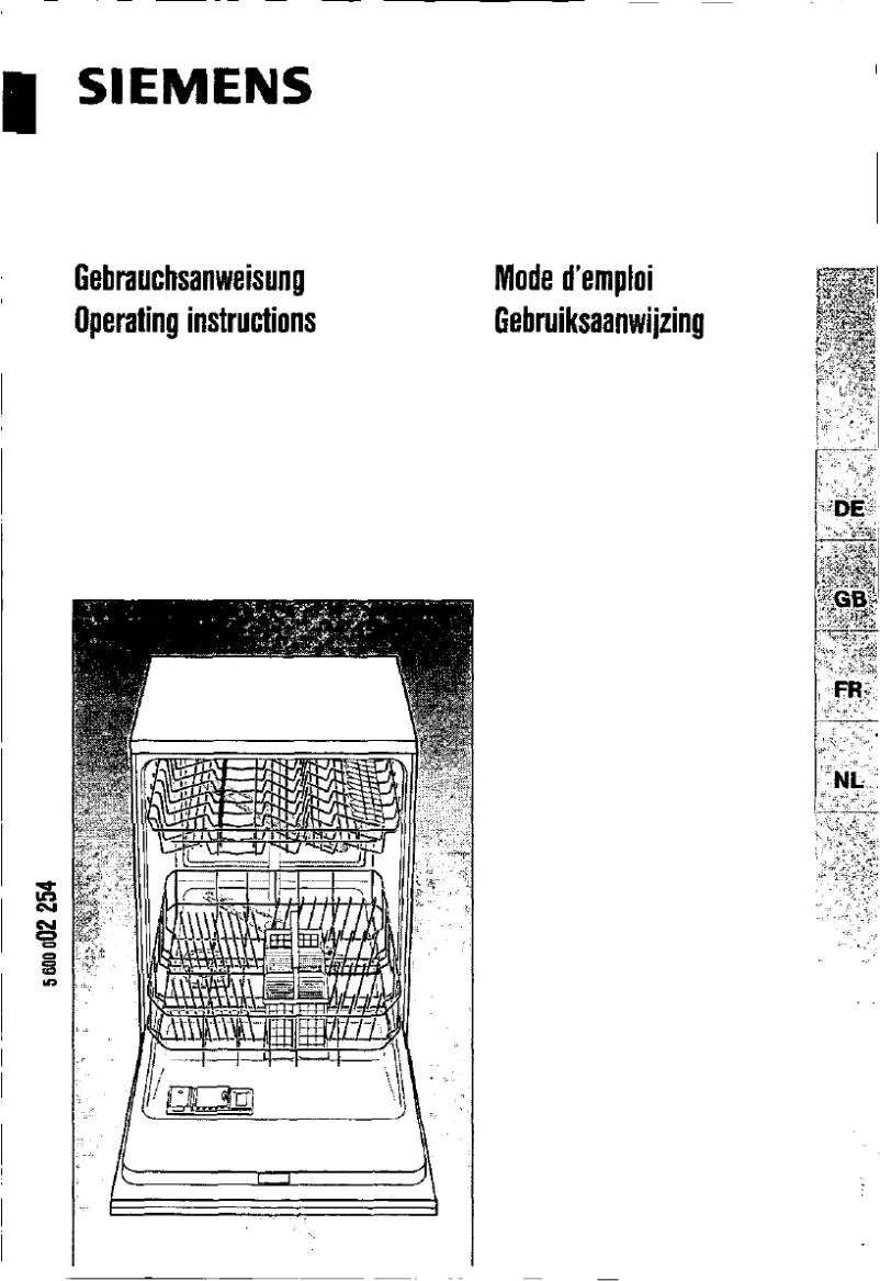 Page n°1 - Manuel utilisateur Siemens SE53600