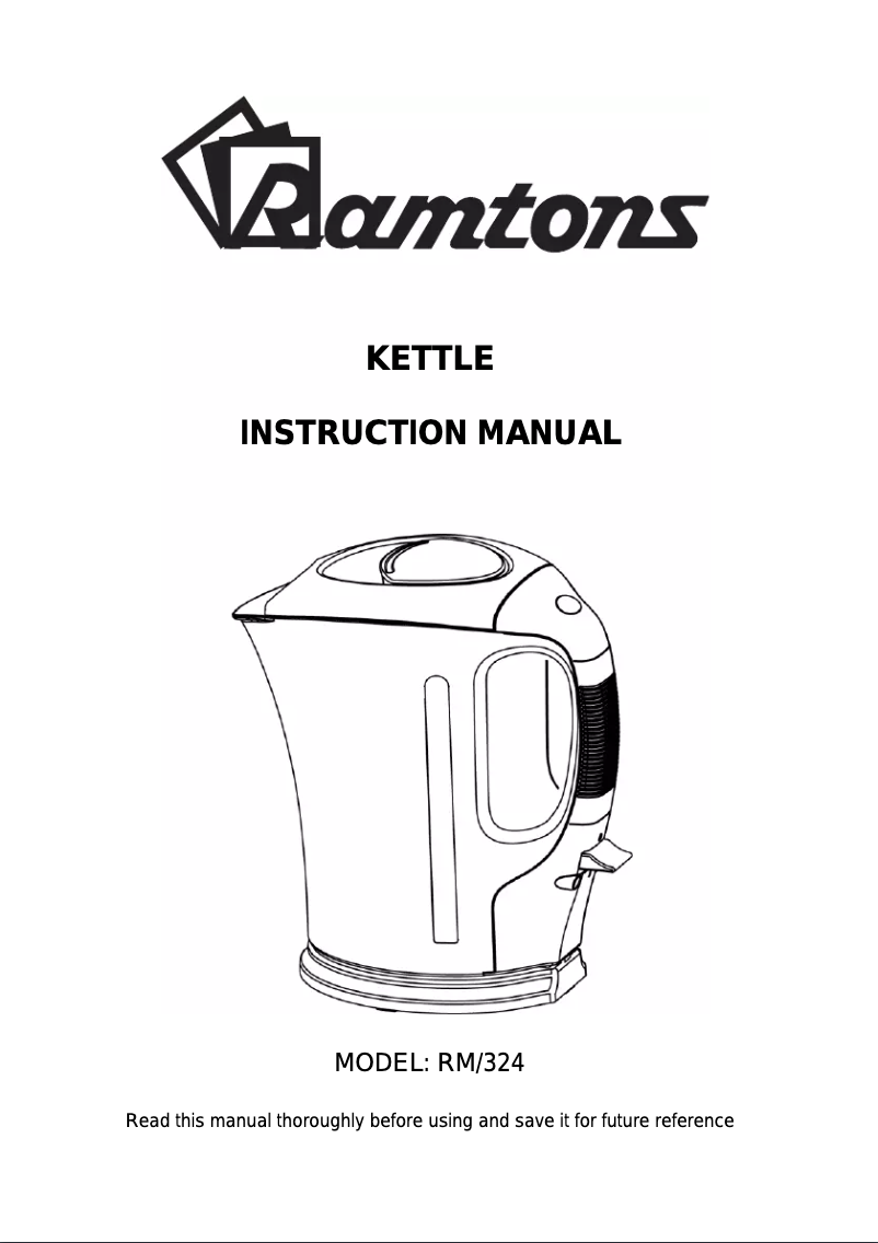Page 1 de la notice Manuel utilisateur Ramtons RM/324
