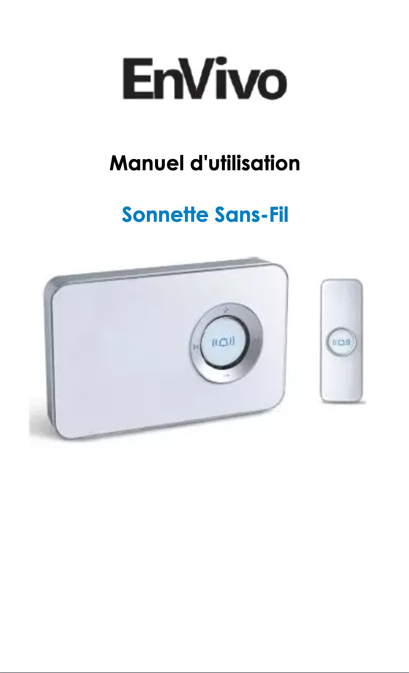 Page n°1 - Manuel utilisateur Envivo 1352