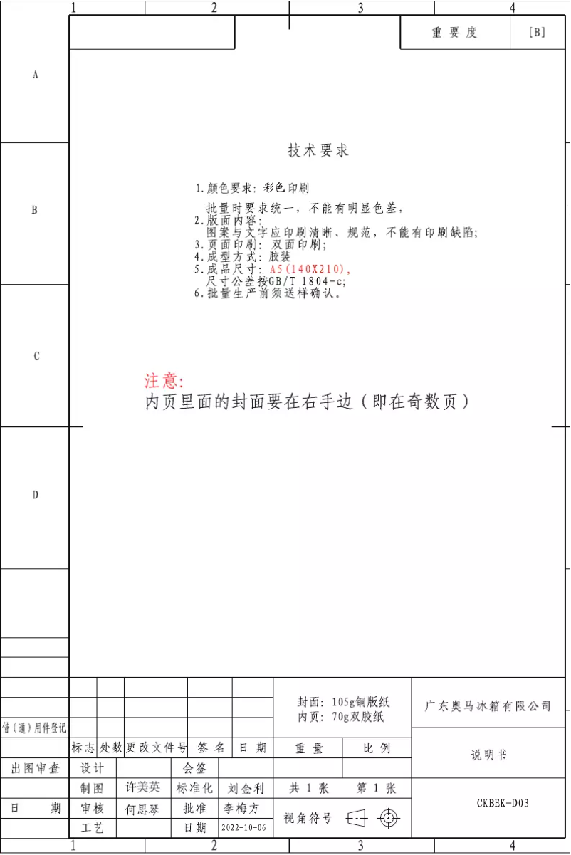 Page 1 de la notice Manuel utilisateur Beko FDR5100