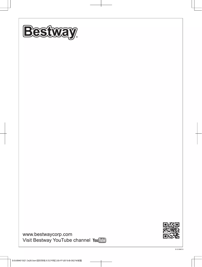 Page n°1 - Manuel utilisateur Bestway Hydrium 56571