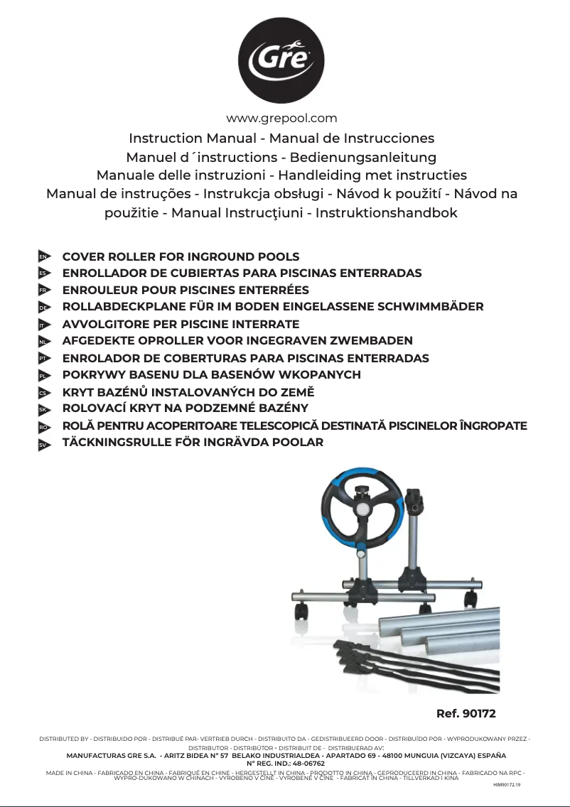 Page 1 de la notice Mode d'emploi Gre 90172