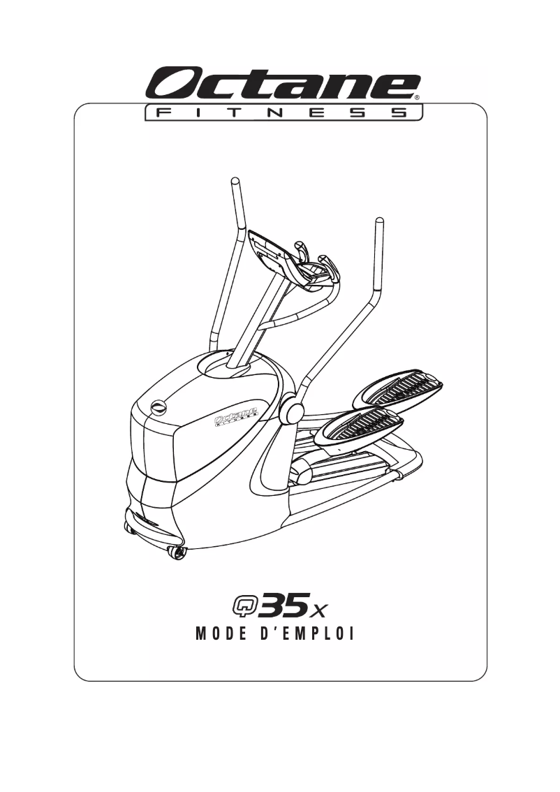 Page n°1 - Manuel utilisateur Octane Q35X
