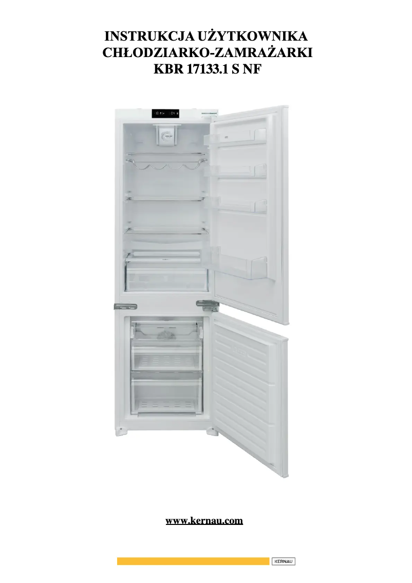 Page 1 de la notice Manuel utilisateur Kernau KBR 17133.1 S NF