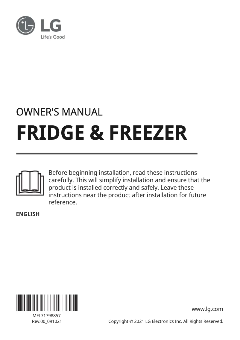 Imagen de la primera página del manual del dispositivo LS66SXT