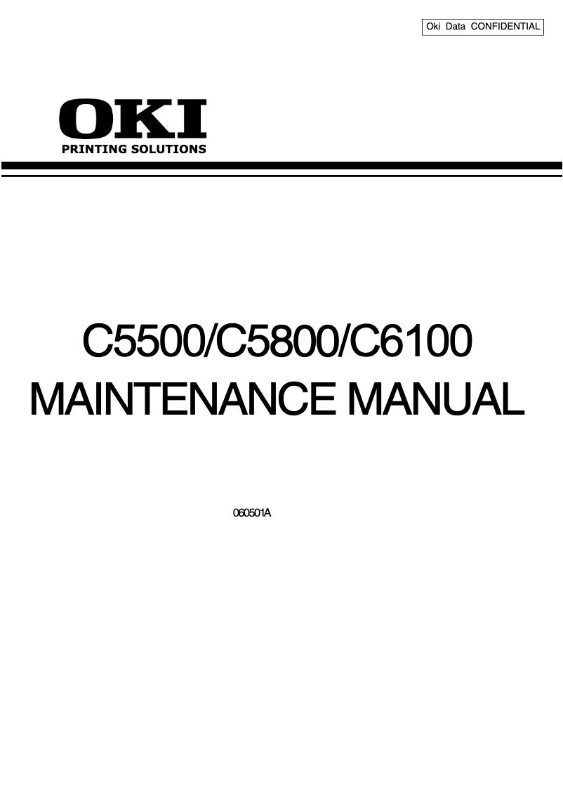 Page 1 de la notice Manuel utilisateur OKI C5500