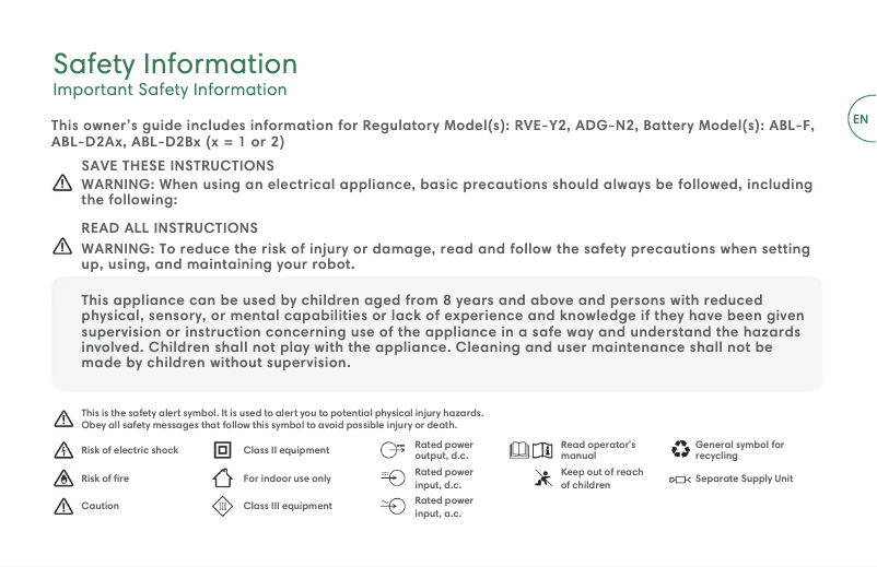 Page 1 de la notice Manuel utilisateur iRobot Roomba j9+