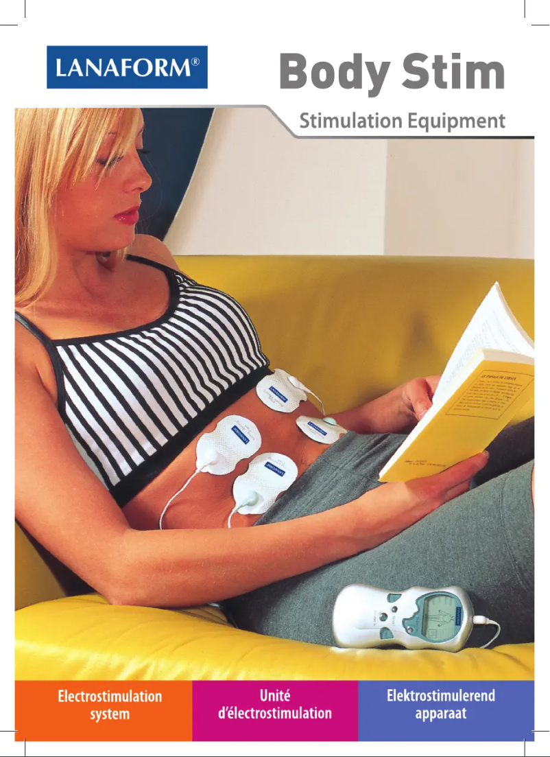 Page 1 de la notice Manuel utilisateur Lanaform Body Stim