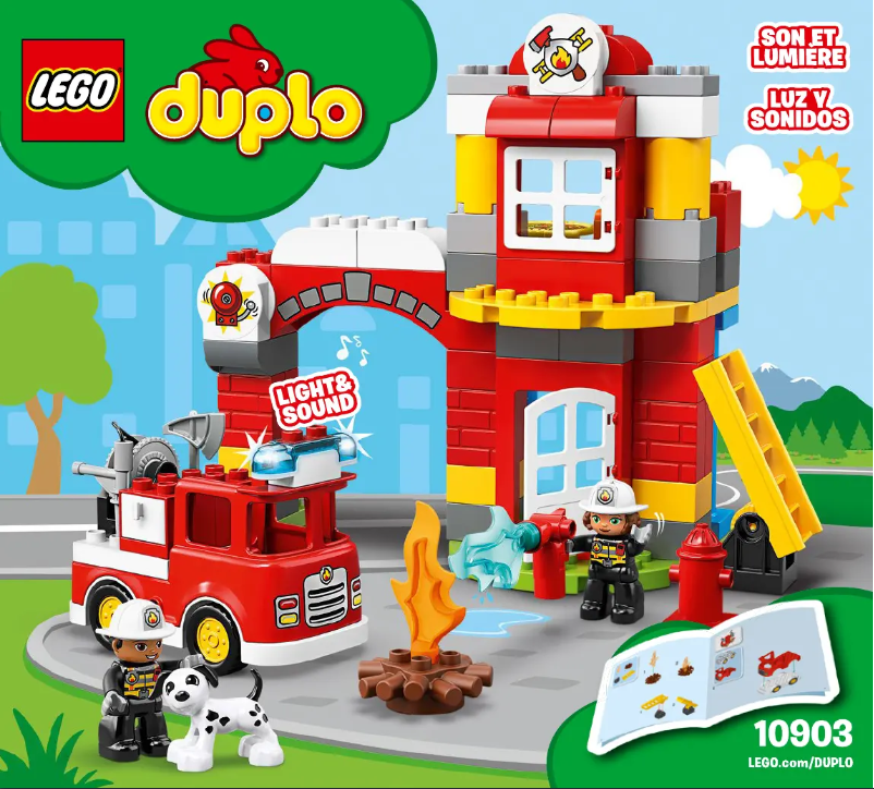 Page n°1 - Manuel utilisateur Lego Duplo 10903