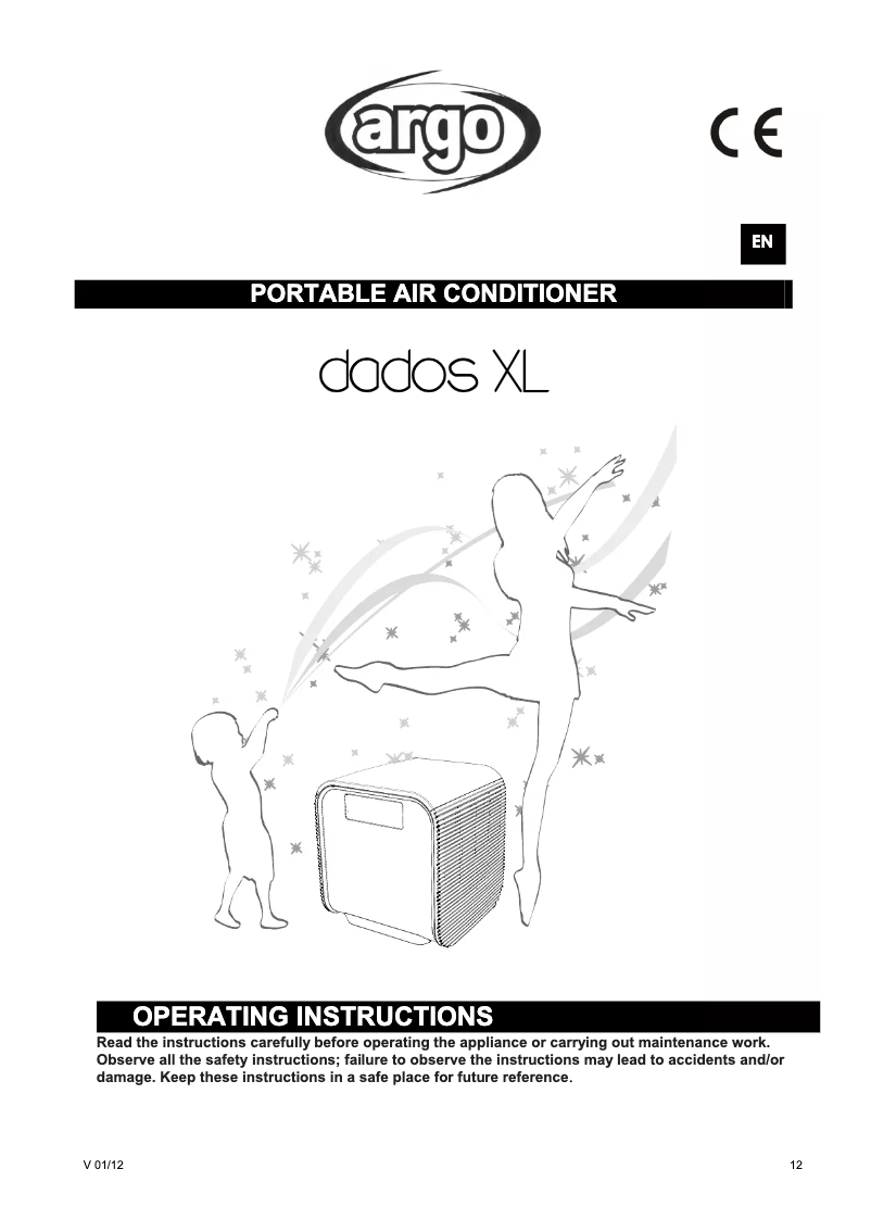 Imagen de la primera página del manual del dispositivo DADOS XL