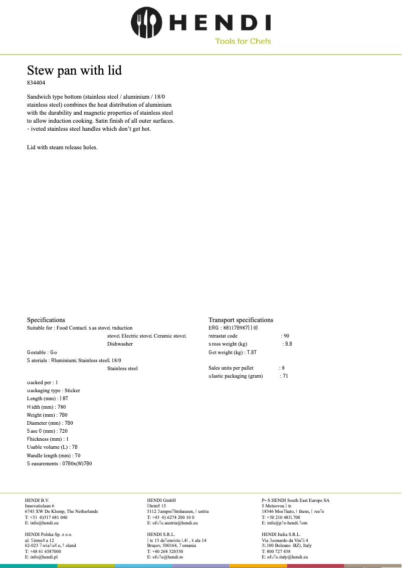 Image de la première page du manuel de l'appareil 834404