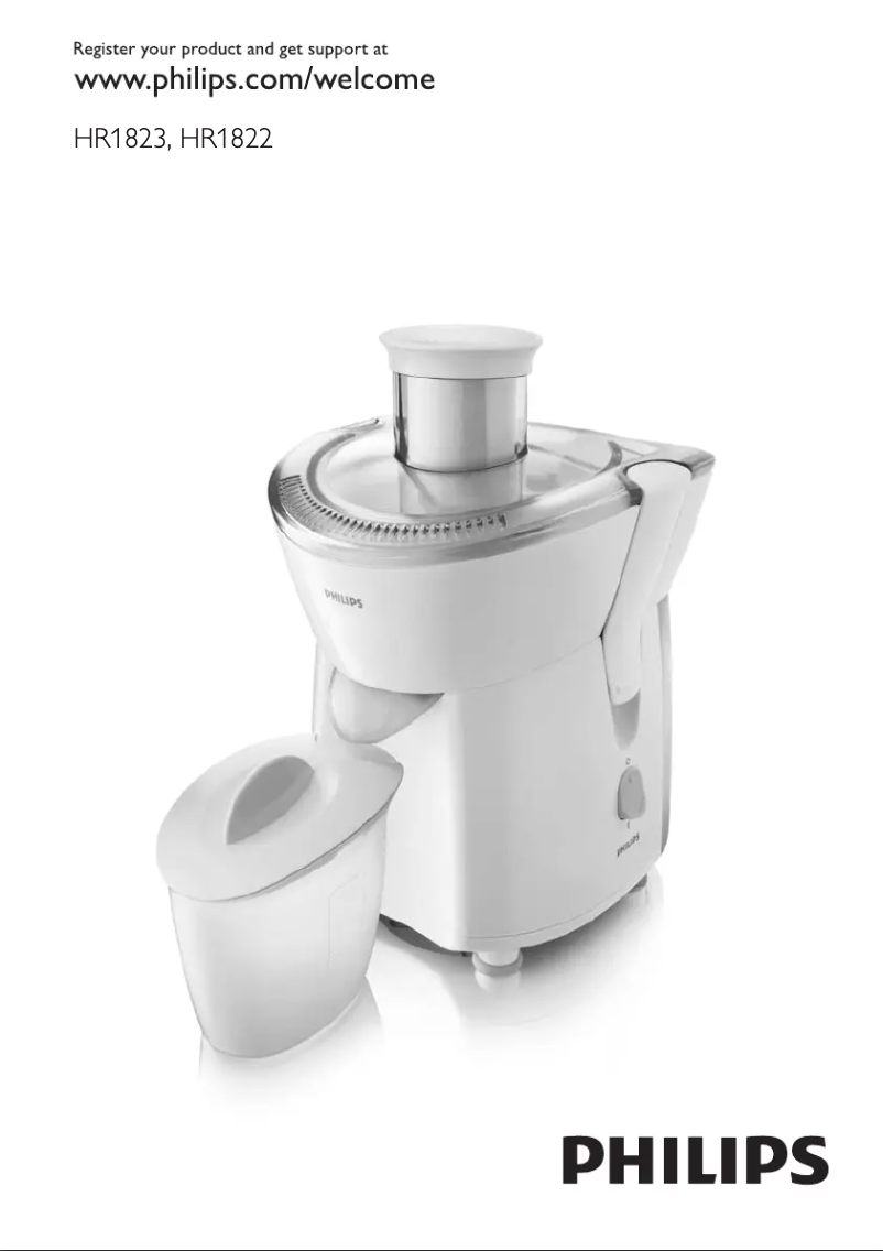 Page n°1 - Manuel utilisateur Philips SPY3108