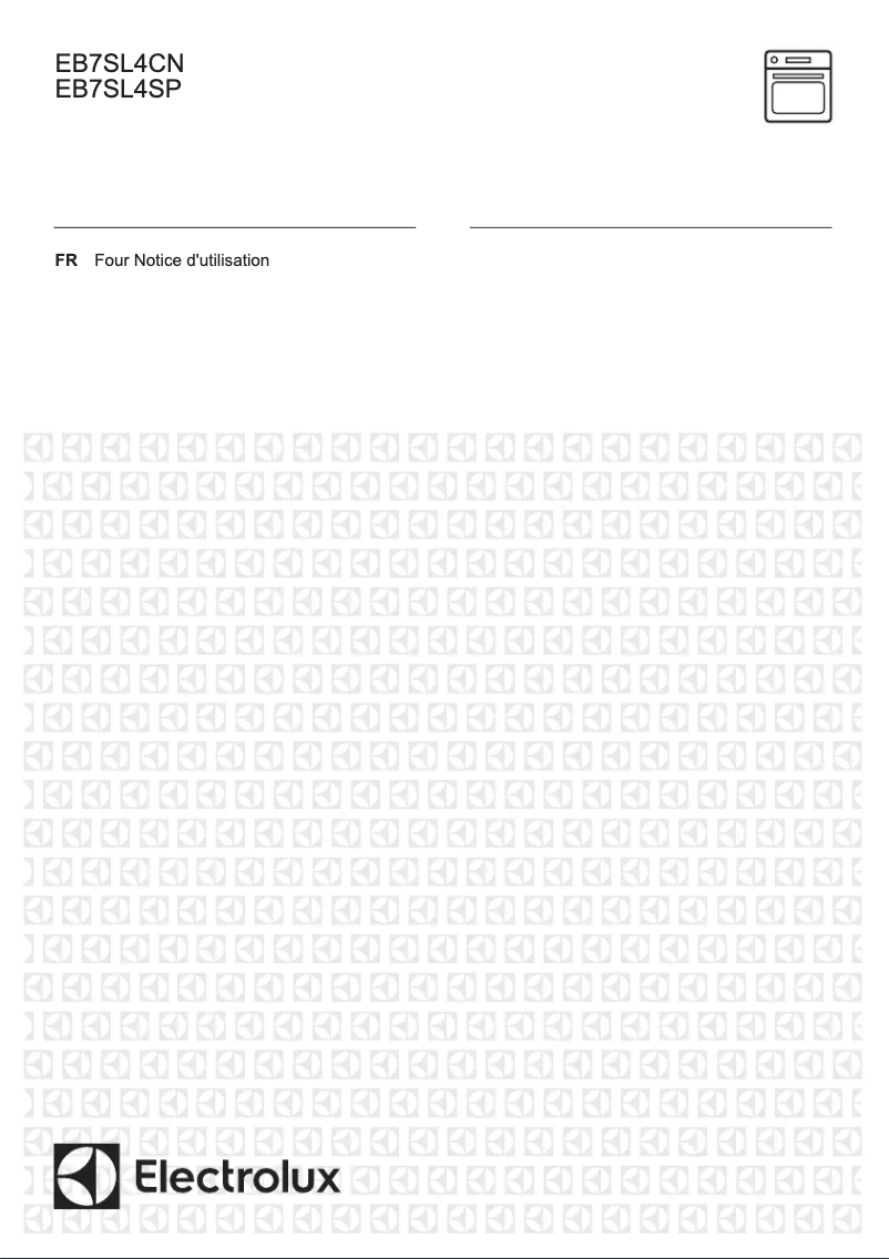 Page 1 de la notice Manuel utilisateur Electrolux EB7SL4SP