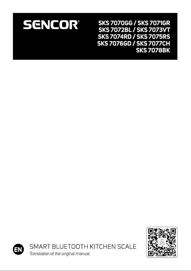 Página 1 del manual Manual de usuario Sencor SKS 7073VT
