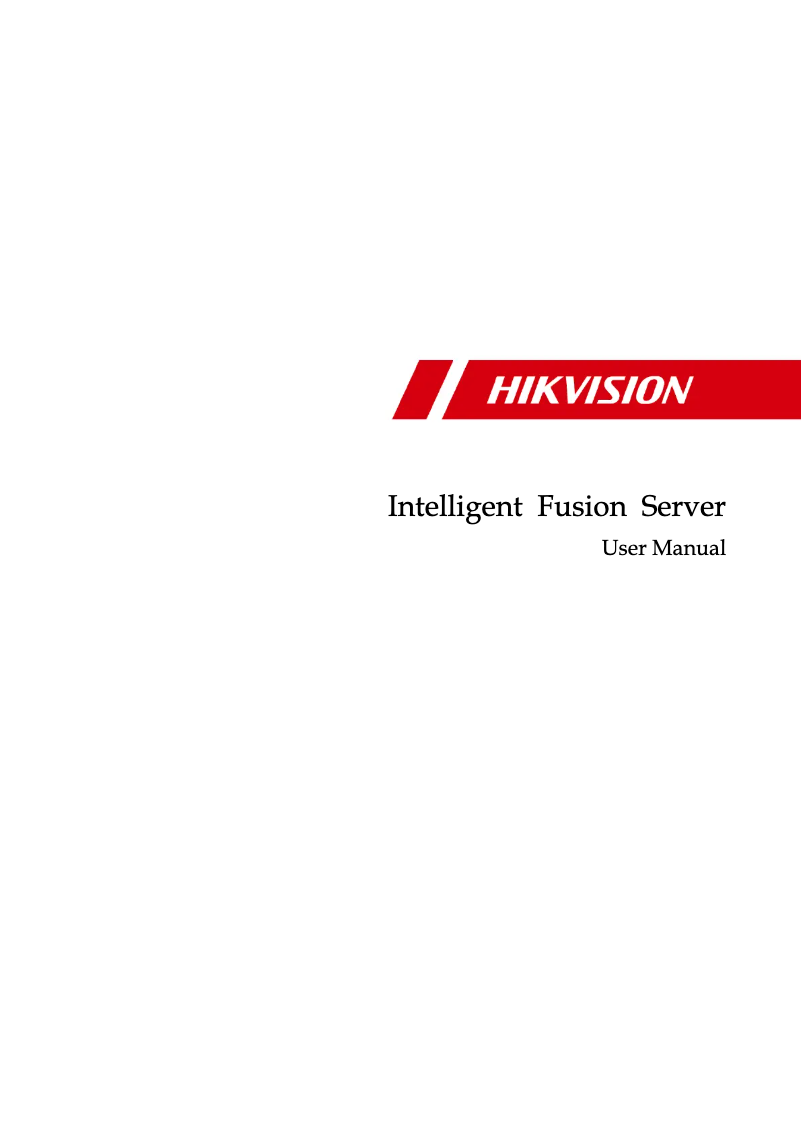 Page 1 de la notice Manuel utilisateur Hikvision DS-IX2004-A1U/X