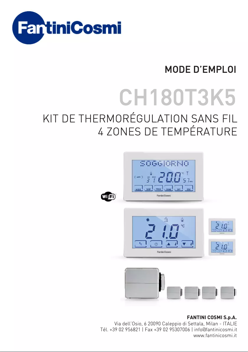 Image de la première page du manuel de l'appareil CH180T3K5